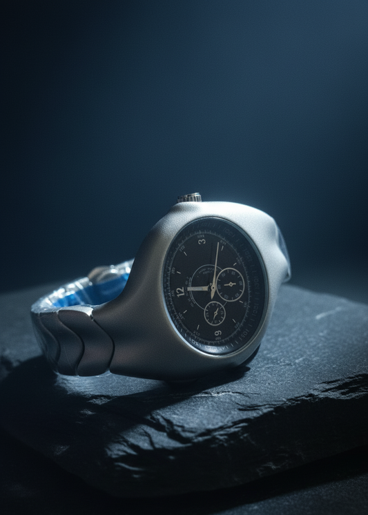 Elegant Silver Chronograph Wristwatch – Modern Design, Premium Feel