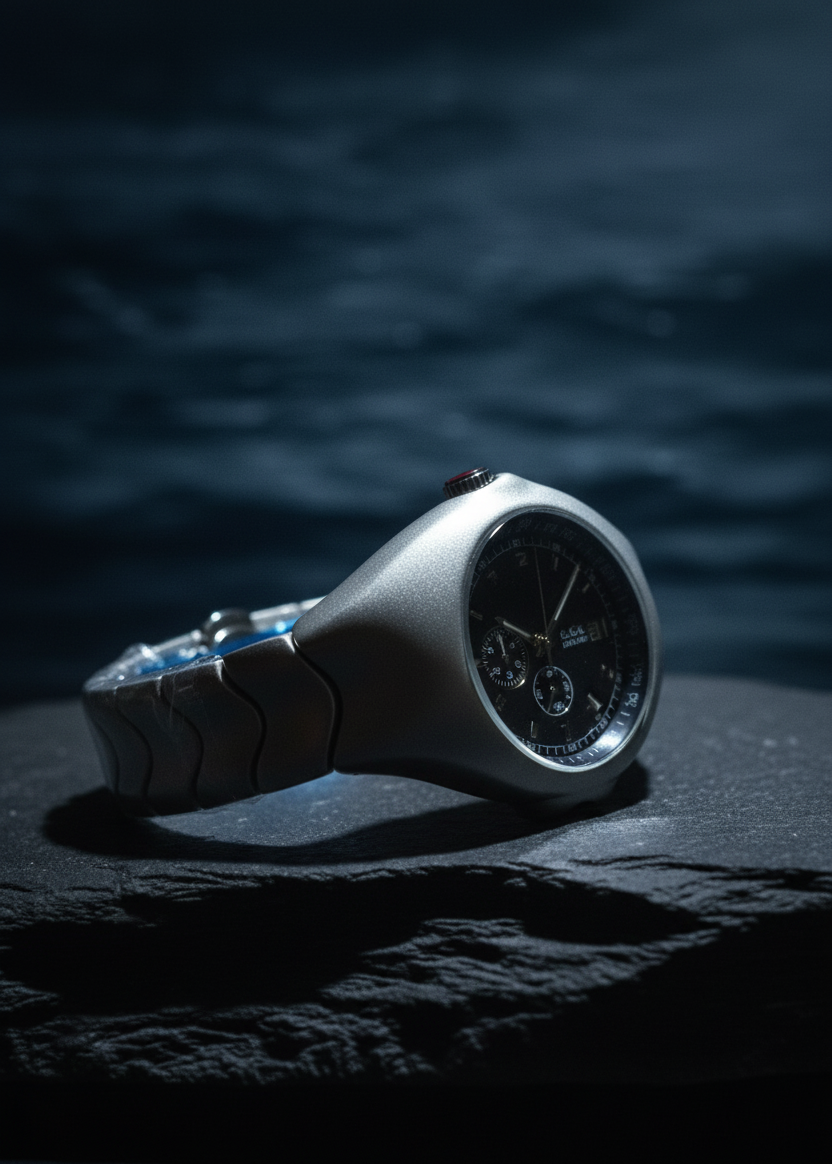 Elegant Silver Chronograph Wristwatch – Modern Design, Premium Feel