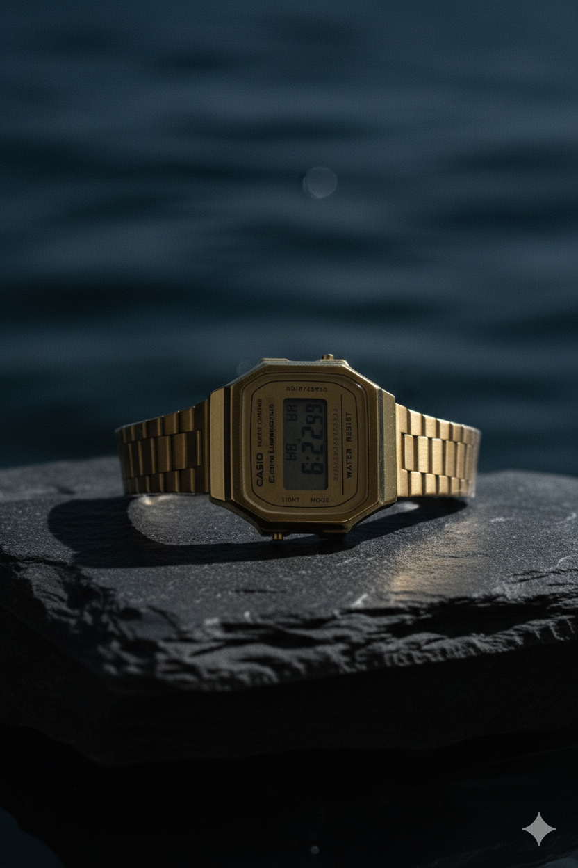 Casio Premium Gold-Tone Alloy Watch Strap – 22mm