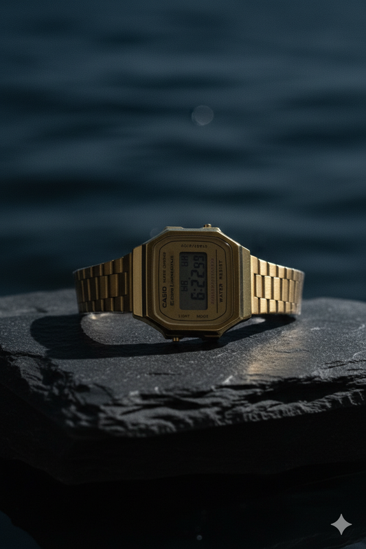 Casio Premium Gold-Tone Alloy Watch Strap – 22mm