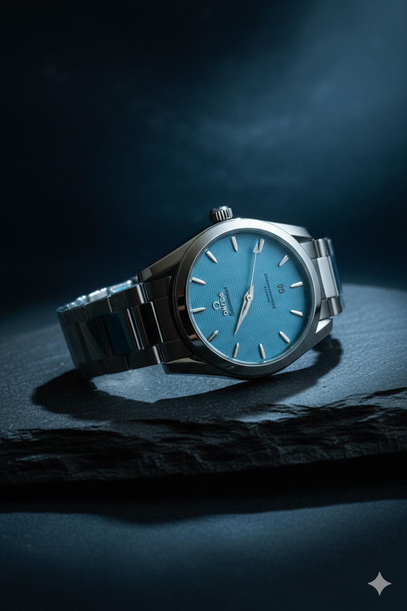 Omega Seamaster Aqua Blue Edition Watch