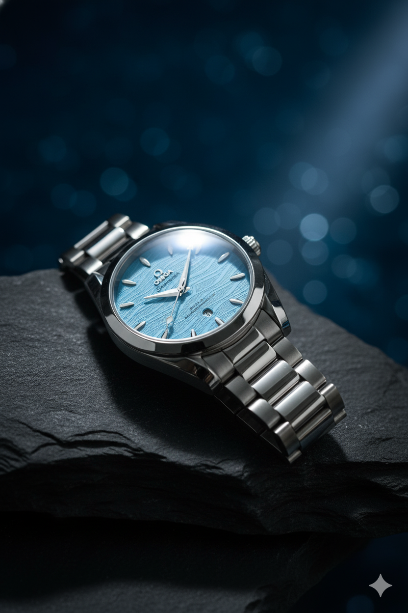 Omega Seamaster Aqua Blue Edition Watch