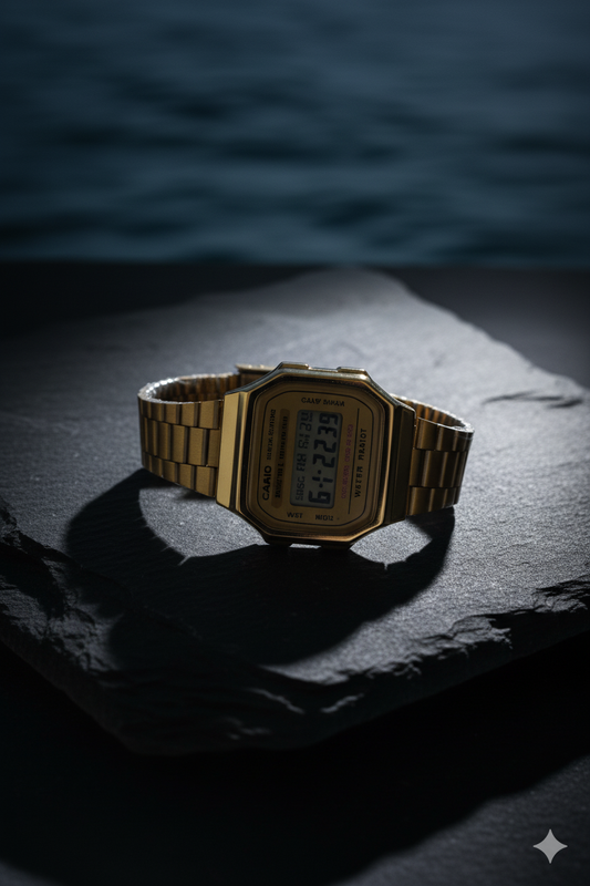 Casio Premium Gold-Tone Alloy Watch Strap – 22mm